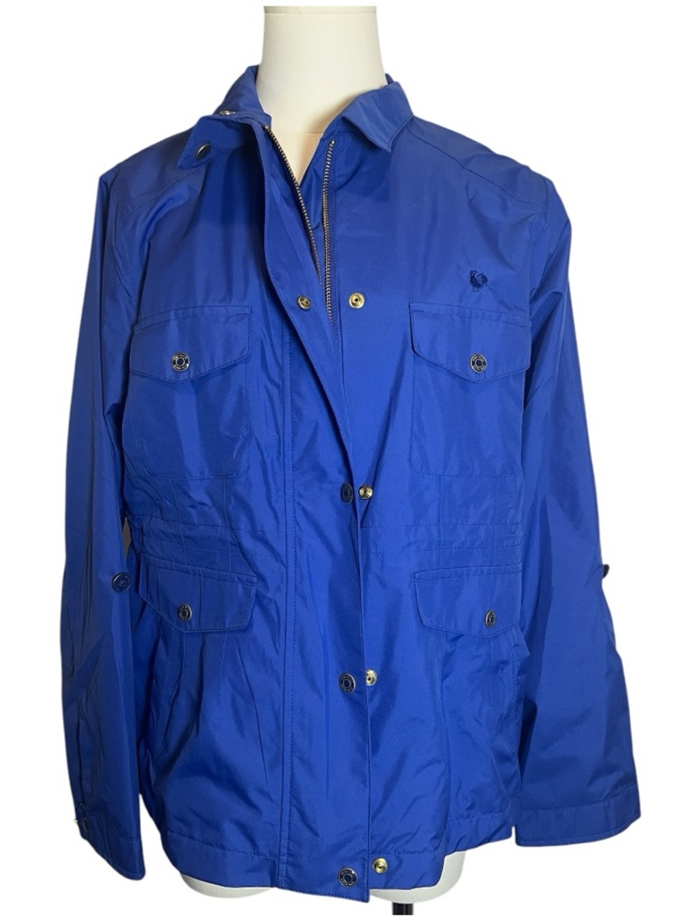Peter Millar Mariana Element 4 Jacket Blue with Paisley Lining Womens Size M